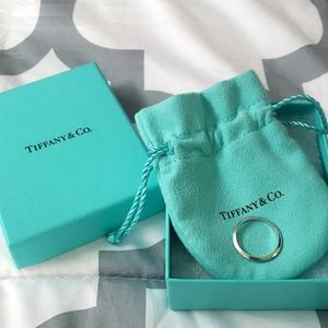 Knife Edge Tiffany Platinum Ring